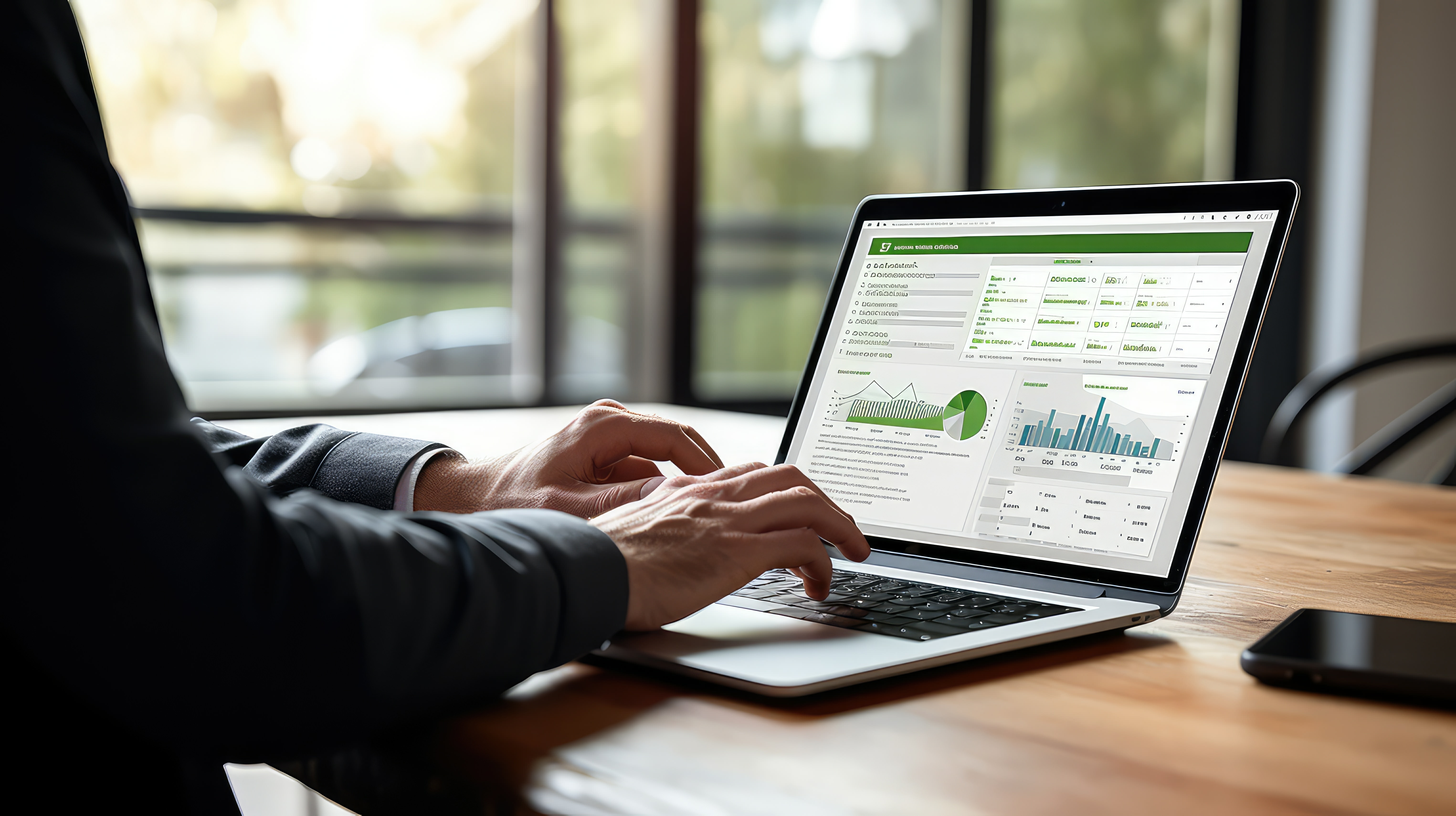 Quickbooks Display on a Laptop